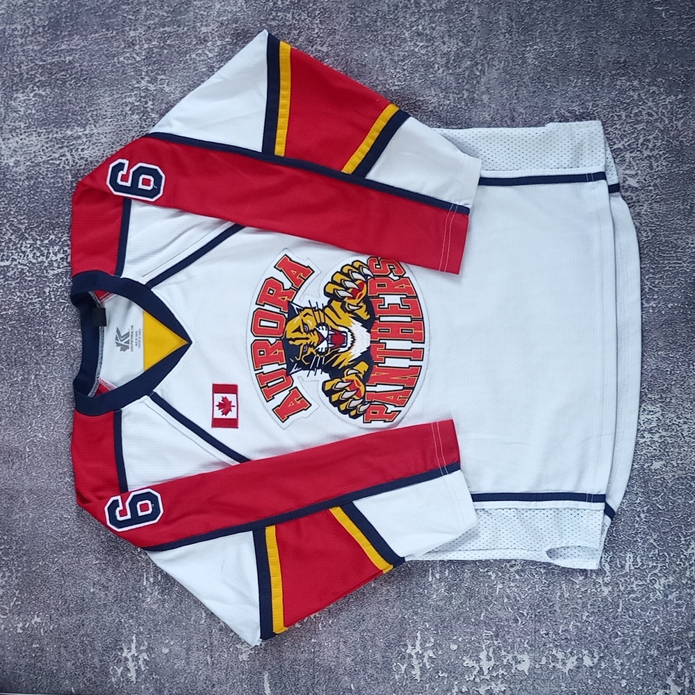 Aurora Panthers #66 Hartman Hockey Jersey HOME